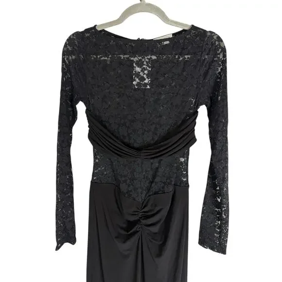 Lovers and Friends Kathryn Gown Lace Ruched Formal Evening Party Gala Elegant S - Picture 6 of 11